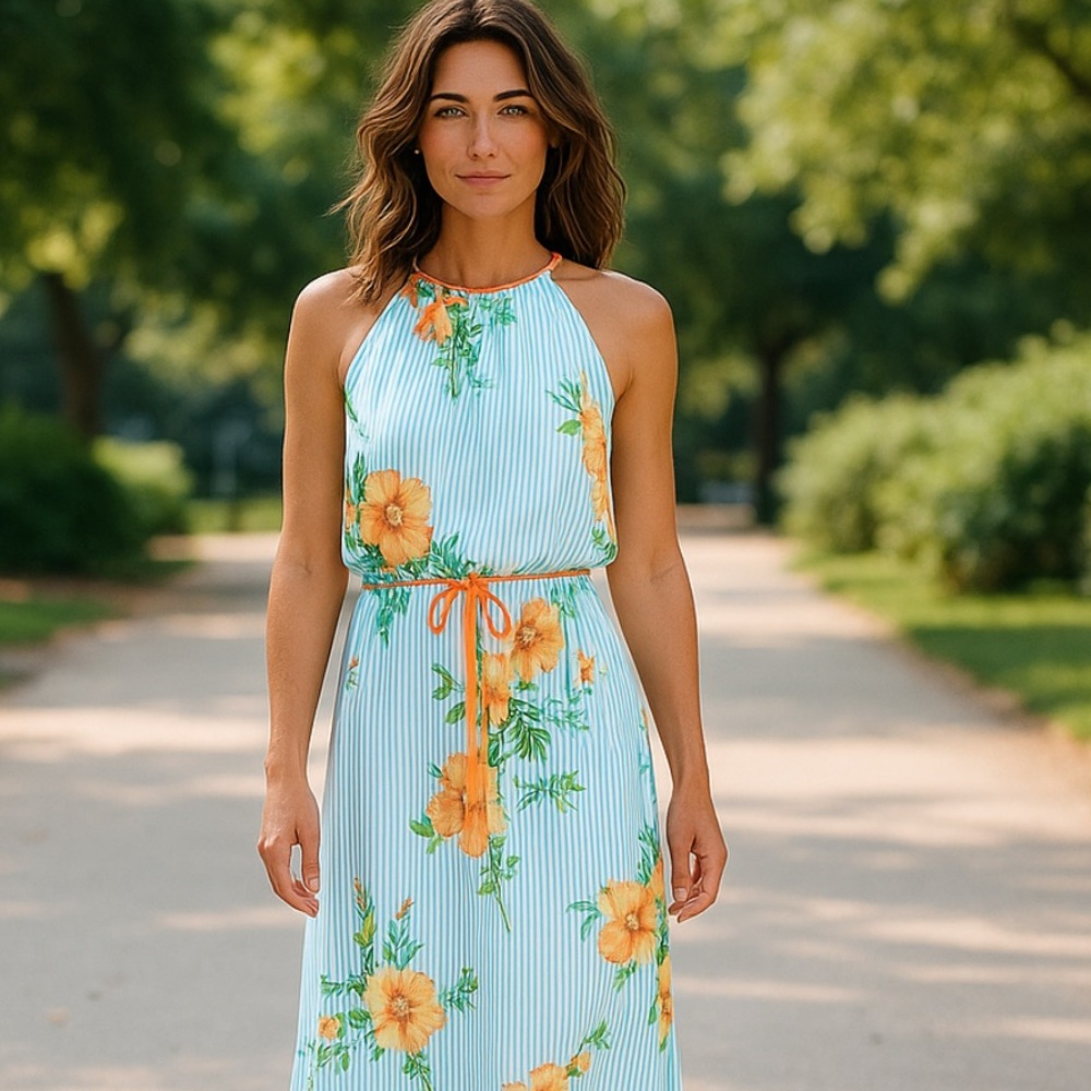 Be by chetta b gorgeous maxi dress! New!